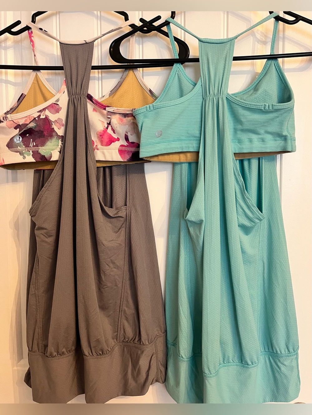 Lululemon Athletic Tank Tops with Built-In Sports Bras - Set of 2 - Size 6